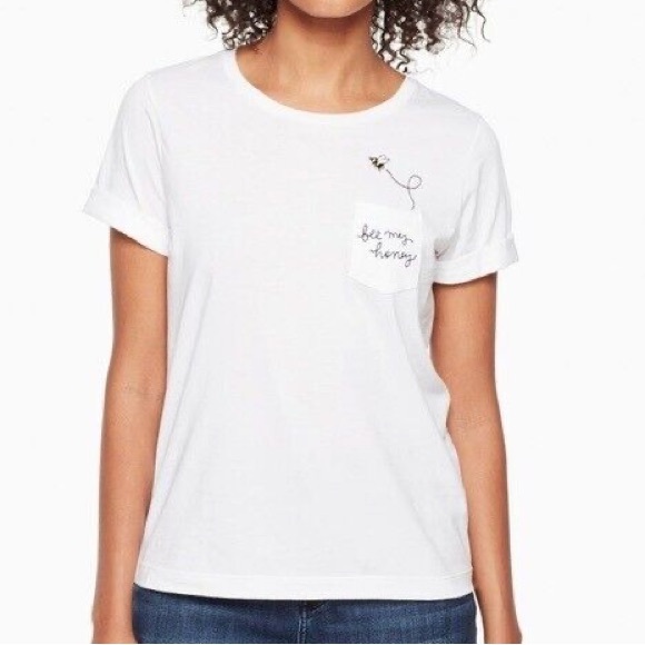 Kate Spade | “bee my honey” graphic t shirt | 100% cotton - Picture 1 of 4
